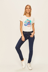 Pepe Jeans dámske tmavomodré džínsy Cher - 27/28 (000)