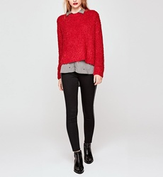 Pepe Jeans dámsky červený sveter Sita - XS (280)