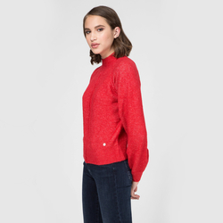 Pepe Jeans dámsky červený sveter Clotilde - M (242)