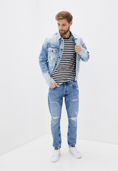 Pepe Jeans pánska džínsová modrá bunda Pinner - S (0)