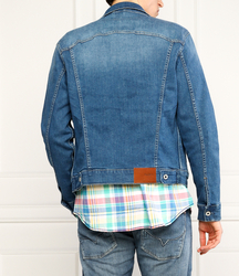 Pepe Jeans pánska džínsová modrá bunda Pinner - M (0)