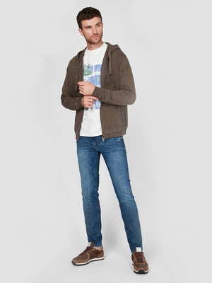Pepe jeans pánska khaki zelená mikina Iker - S (964)