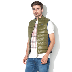 Pepe Jeans pánska zelená obojstranná vesta Joseph