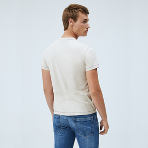 Pepe Jeans pánske béžové tričko - S (826)