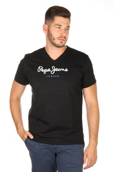 Pepe Jeans pánske čierne tričko Eggo - XXL (999)