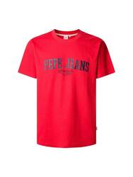 Pepe Jeans pánske červené tričko Derril - L (285)