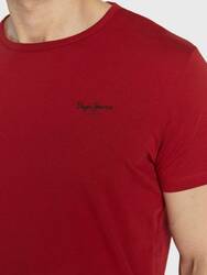 Pepe Jeans pánske červené tričko Basic - S (286)