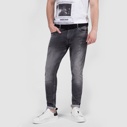 Pepe Jeans pánske sivé džínsy Smith - 33/R (000)
