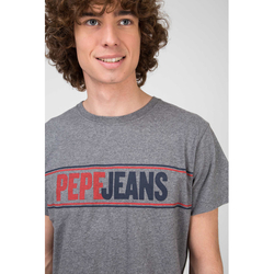 Pepe Jeans pánske šedé tričko Kelian - S (933)