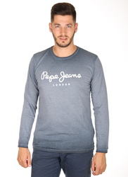 Pepe Jeans pánske modré tričko West - M (996)