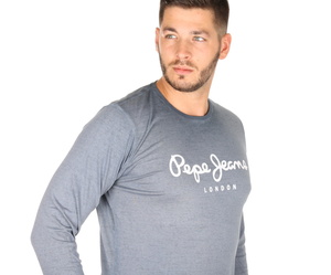 Pepe Jeans pánske modré tričko West - M (996)