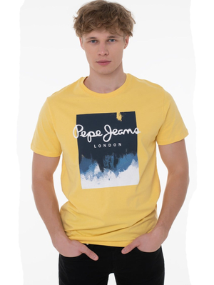 Pepe Jeans pánske žlté tričko - S (039)