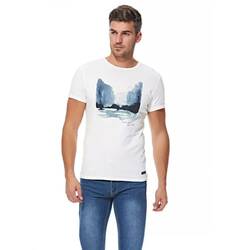 Pepe Jeans pánske béžové tričko Barrington - S (814)