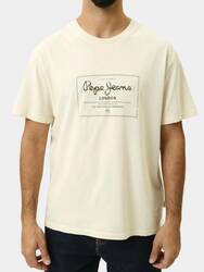 Pepe Jeans pánske béžové tričko Simon - M (803)