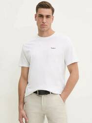 Pepe Jeans pánske biele tričko Contrast - L (803)