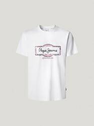 Pepe Jeans pánske biele tričko Daxton - S (800)