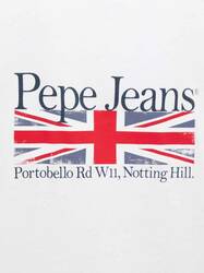 Pepe Jeans pánske biele tričko Alfie - M (800)