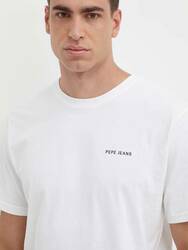Pepe Jeans pánske biele tričko Callum - M (800)