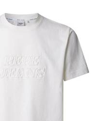 Pepe Jeans pánske biele tričko Darius - L (807)