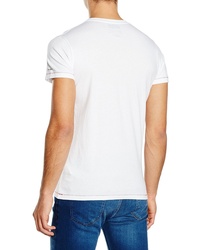 Pepe Jeans pánske biele tričko Trooper - S (800)