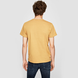 Pepe Jeans pánske horčicové tričko Kenth - M (190)