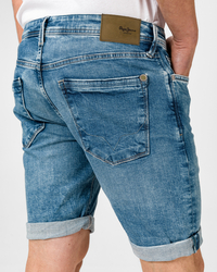 Pepe Jeans pánske modré šortky Stanley - 30 (0)