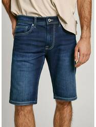 Pepe Jeans pánske modré džínsové kraťasy - 29 (0)