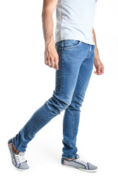 Pepe Jeans pánske modré džínsy Zinc - 33/34 (000)