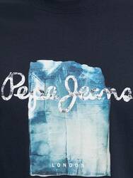 Pepe Jeans pánske modré tričko Prush - L (594)
