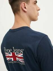Pepe Jeans pánske modré tričko Alfie - L (594)