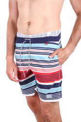 Pepe Jeans pánske pruhované plavky Stripes - S (266)