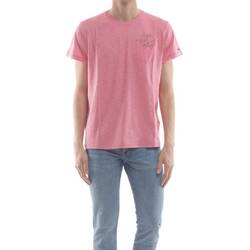 Pepe Jeans pánske svetloružové tričko Pennent - S (325)