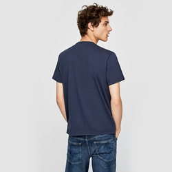 Pepe Jeans pánske tmavomodré tričko Kelian - S (584)