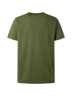 Pepe Jeans pánske zelené tričko TASHER - L (732)