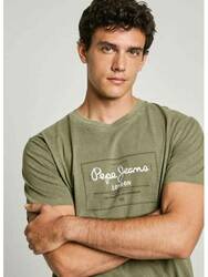 Pepe Jeans pánske zelené tričko Simon - L (734)