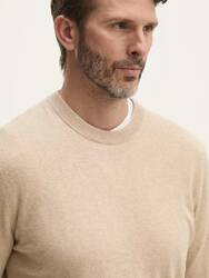 Pepe Jeans pánsky béžový sveter NEW ANDRE  - L (840)