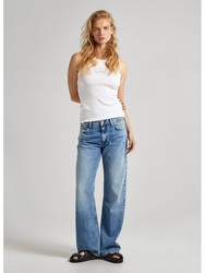 Pepe Jeans dámske biele tielko Kate - XS (800)