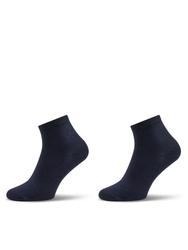 Tommy Hilfiger dámske tmavo modré ponožky 2pack - 39 (MIDNIGHT)