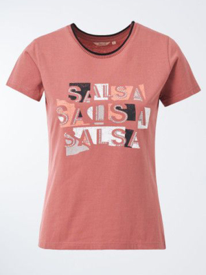 Salsa Jeans dámske tričko s ozdobnými kamienkami - S (6124)