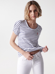 Salsa Jeans dámske pruhované tričko - XS (830)