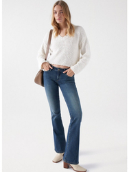 Salsa Jeans dámsky krémový sveter - L (010)