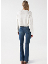 Salsa Jeans dámsky krémový sveter - L (010)