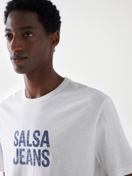 Salsa Jeans pánske biele tričko - M (001)