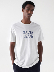 Salsa Jeans pánske biele tričko - M (001)