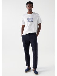 Salsa Jeans pánske biele tričko - M (001)