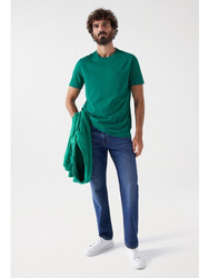 Salsa Jeans pánske zelené tričko - L (510)