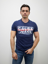 Salsa Jeans pánske tmavo modré tričko - L (8064)