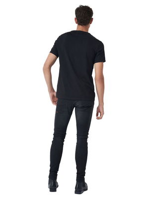 Salsa Jeans pánske čierne tričko - L (0)