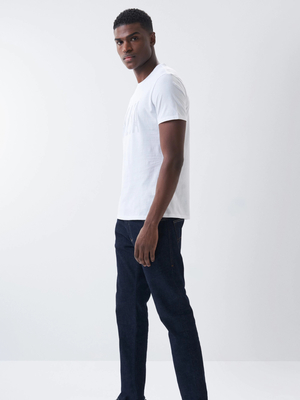 Salsa Jeans pánske biele tričko - L (1)