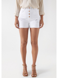 Salsa Jeans dámske biele šortky - 28 (001)